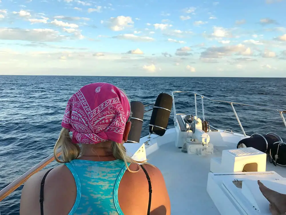 yachting sunset