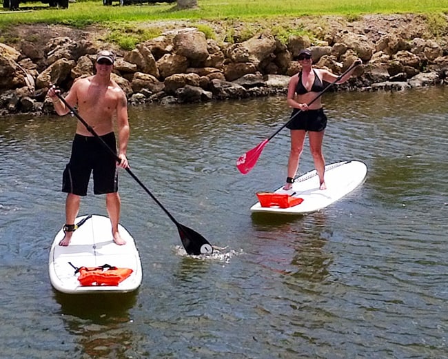 Learning To Paddle Board With Hooked on SUP: Video