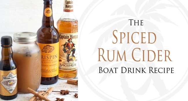 Spiced rum cider