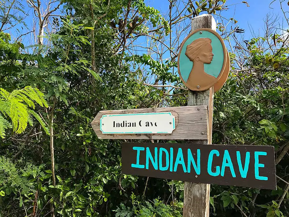 Indian Cave Middle Caicos Mudjin Harbor Turks and Caicos