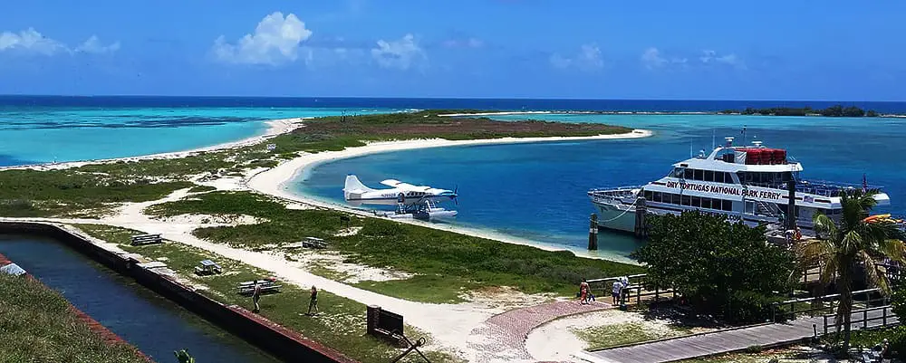 Dry Tortugas, Ferry, Yankee Freedom III, Sea Plane