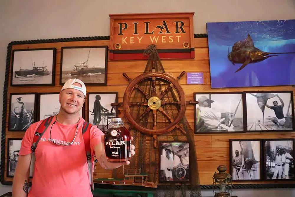Papas Pilar rum and Pilar boat in Key West