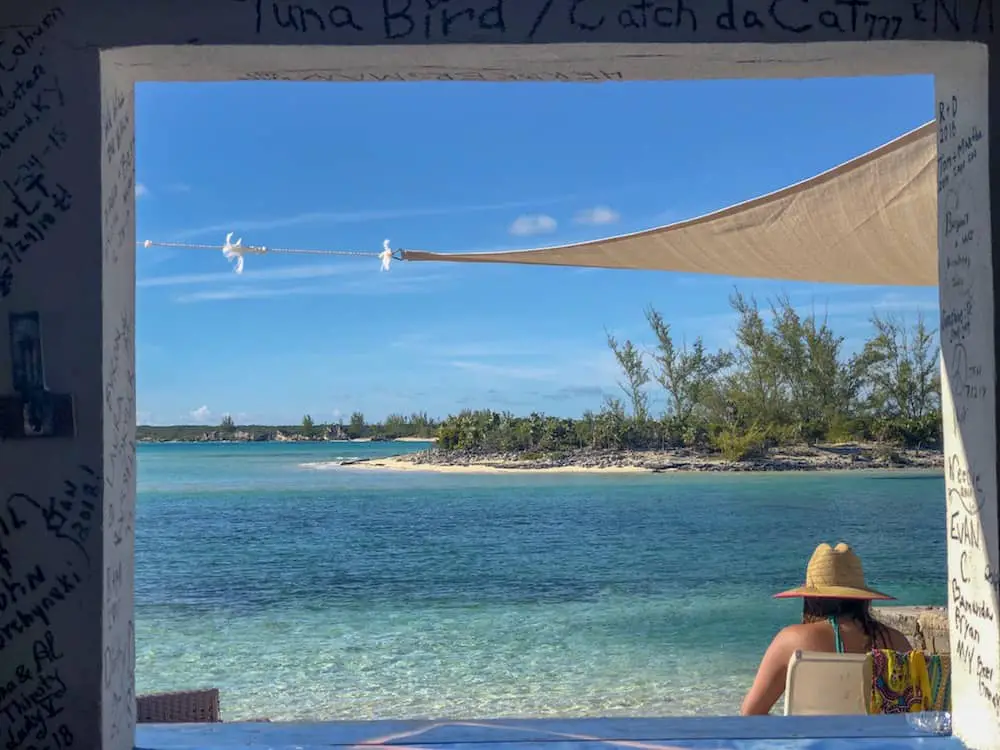 Da Pink Chicken, Cat Island, Bahamas, Beach Bar